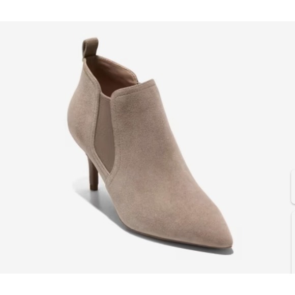 Cole Haan Shoes - Cole Haan Wms Nell Suede  Pointed Chelsea Bootie Irish Coffee Tan Sz 8 NEW! $140